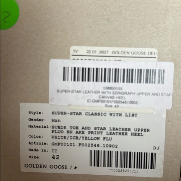 ✨Golden Goose Superstar Sneakers
• Size: EU 42 (mens 9/women’s 11) - Picture 7 of 8